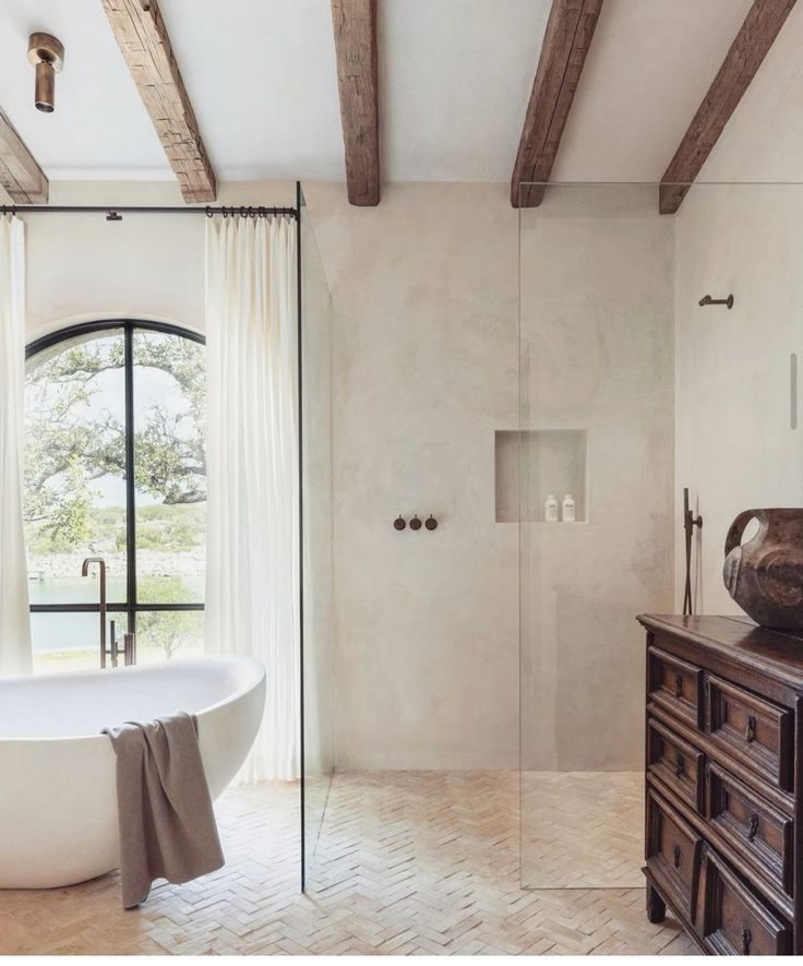 plaster shower bathroom walls