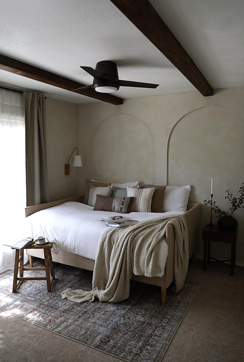Modern Mediterranean Guest Bedroom Design