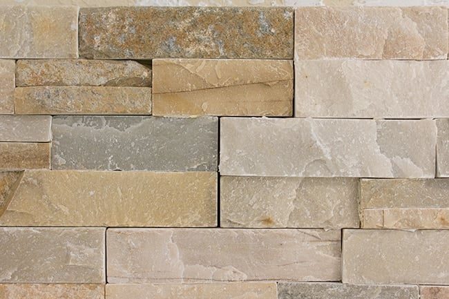 desert quartz ledgestone closeup