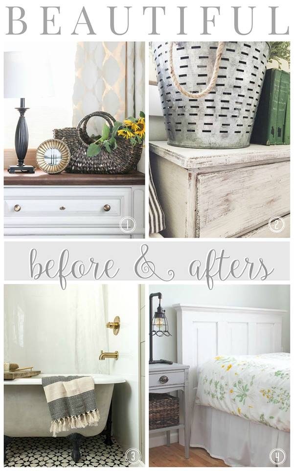 A new tub turned vintage with lime & chalk paint
