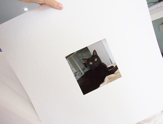 how to make your own mats with poster board