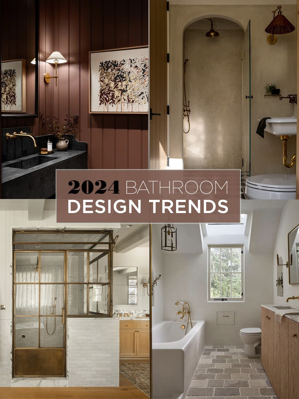 10 Designer Favorite Bathroom Trends for 2024