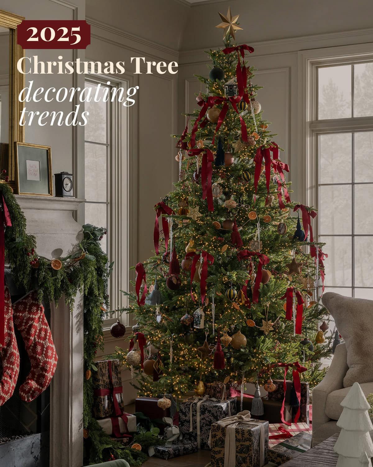 Christmas Tree Decorating Directions + Trends for 2025
