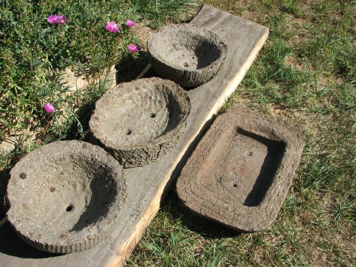 limestone planters