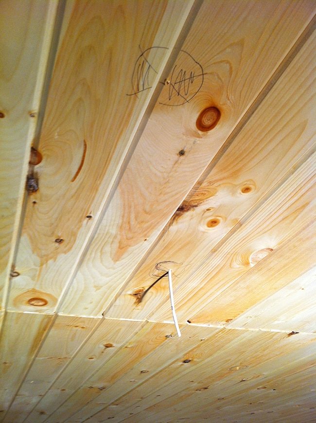 ceiling light installation
