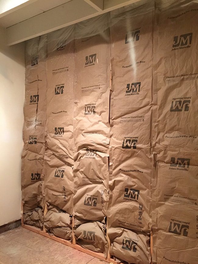 New Laundry Room: Beadboard wall, Paint & Lighting