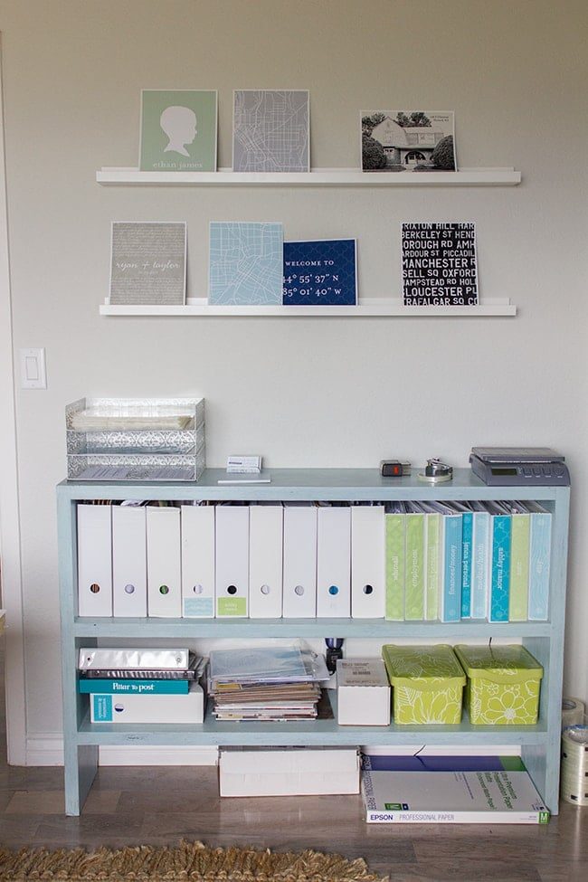 Studio Updates: Rustic Crate Storage Wall (& my failed veneer attempt)