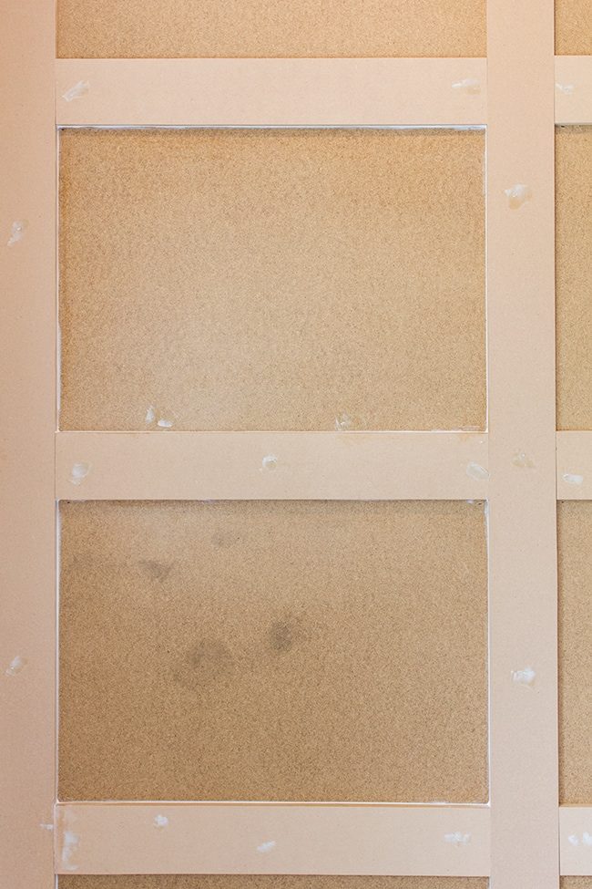 diy paneled wall installation tutorial