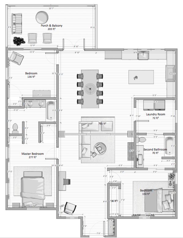 Heights House Kitchen Plans