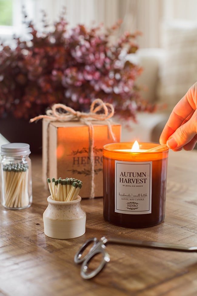 Autumn Harvest: Our new Fall Candle!