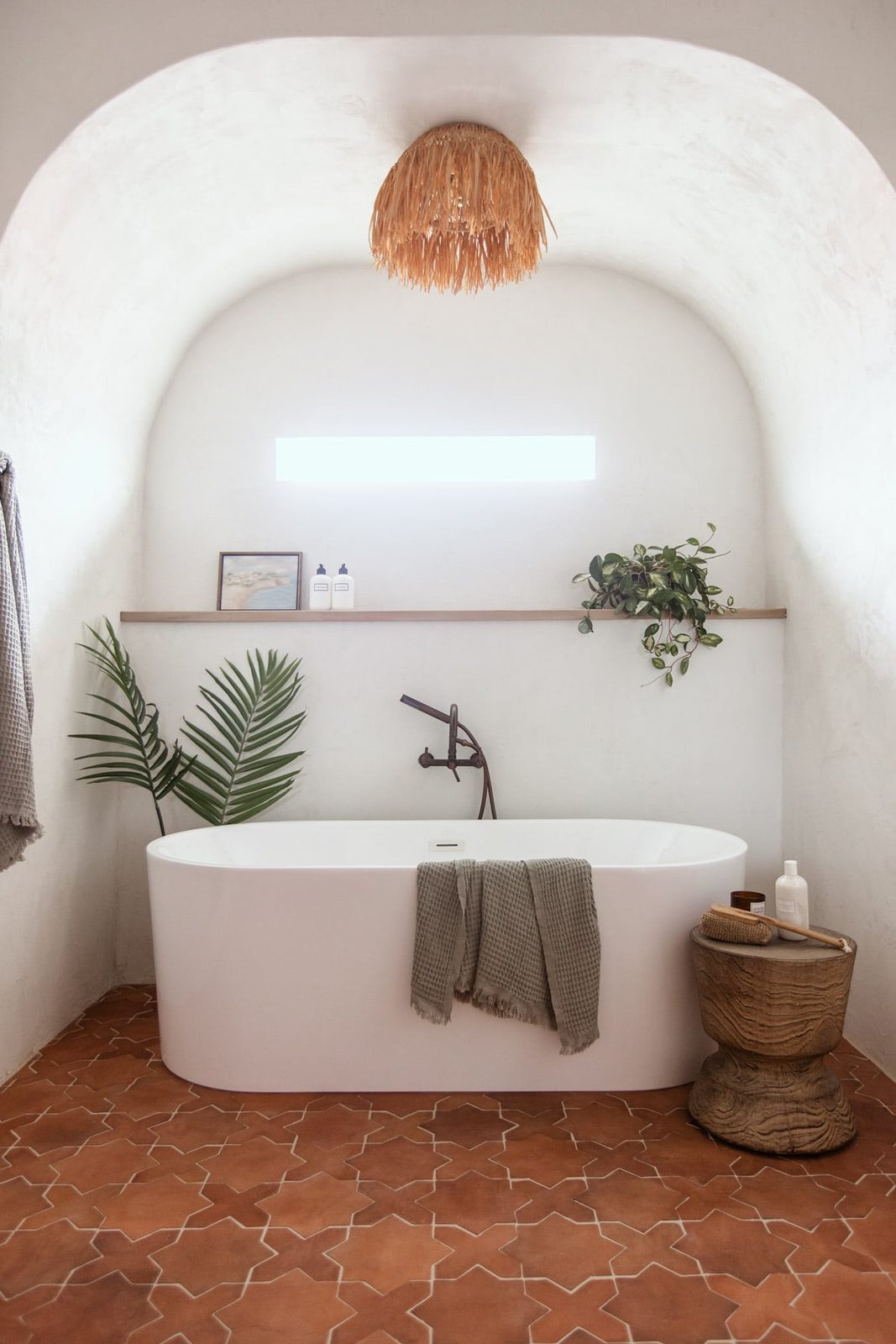 DIY Boho Flush Mount Ceiling Light