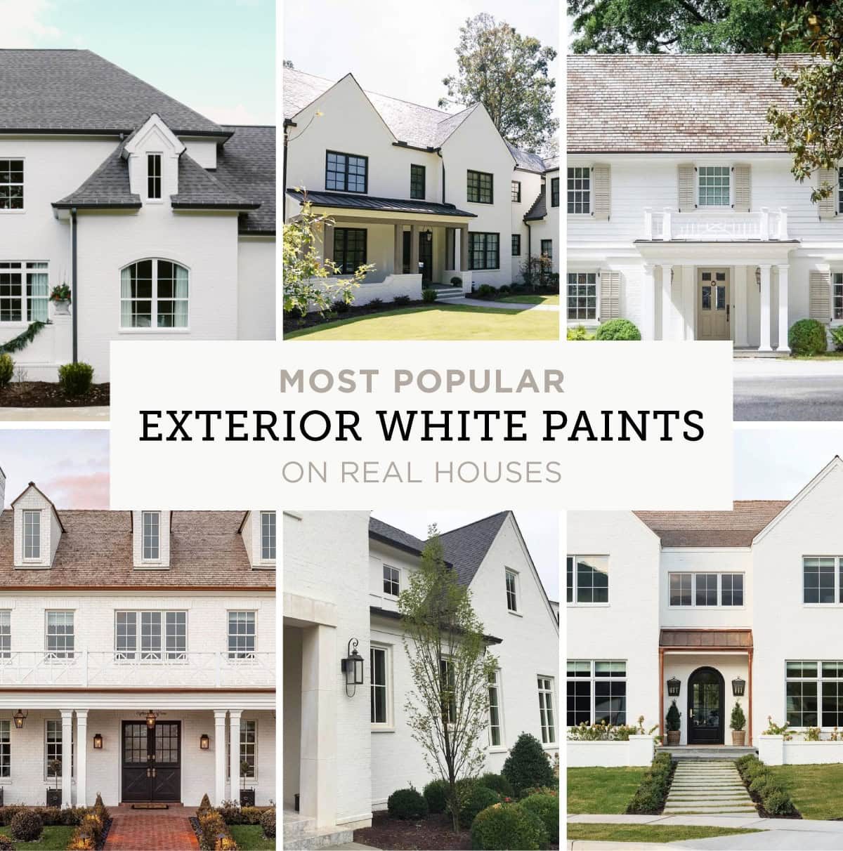 10 Best White Exterior Paint Colors