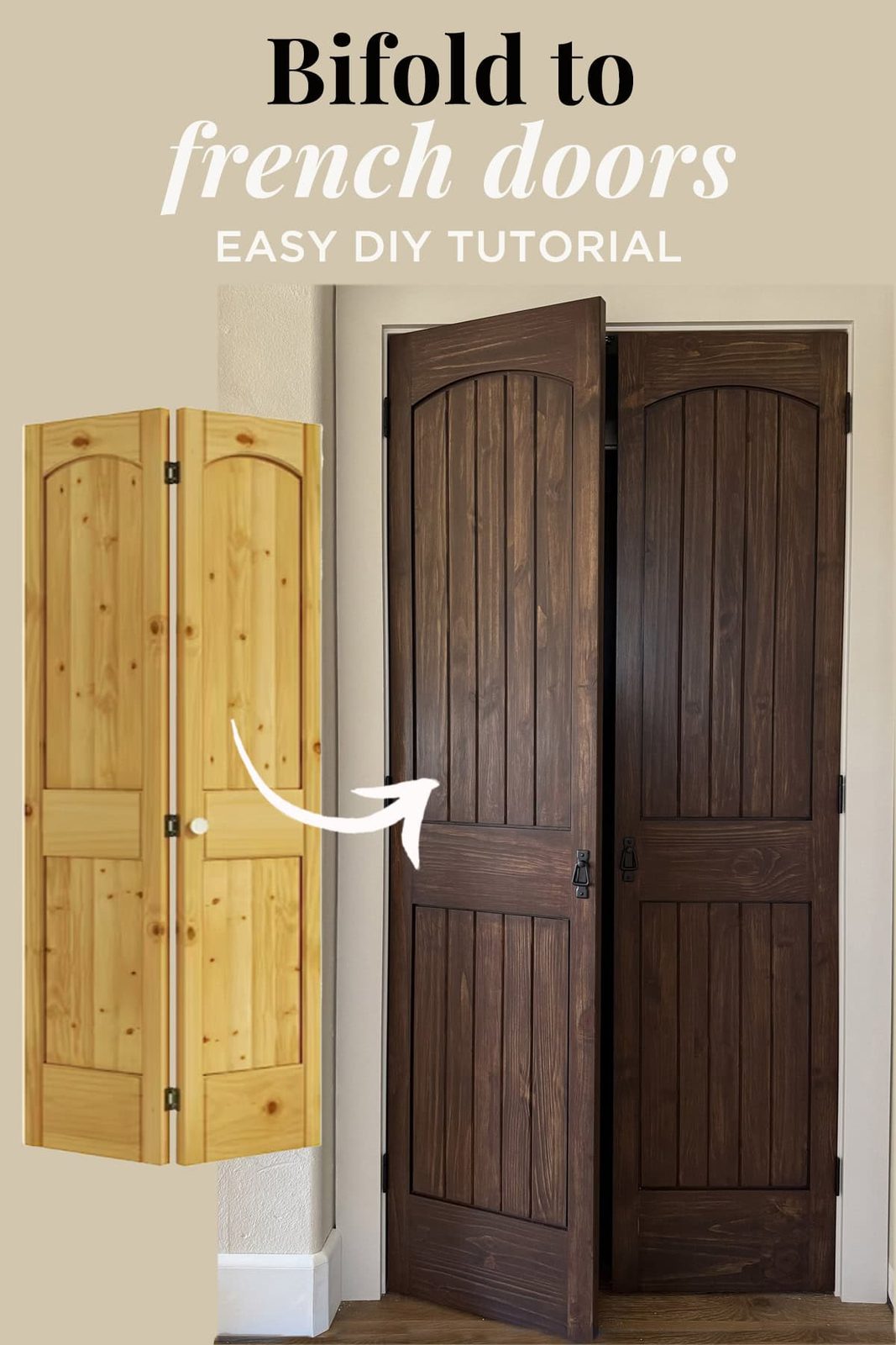 How to Convert Bi-fold Doors to French Doors