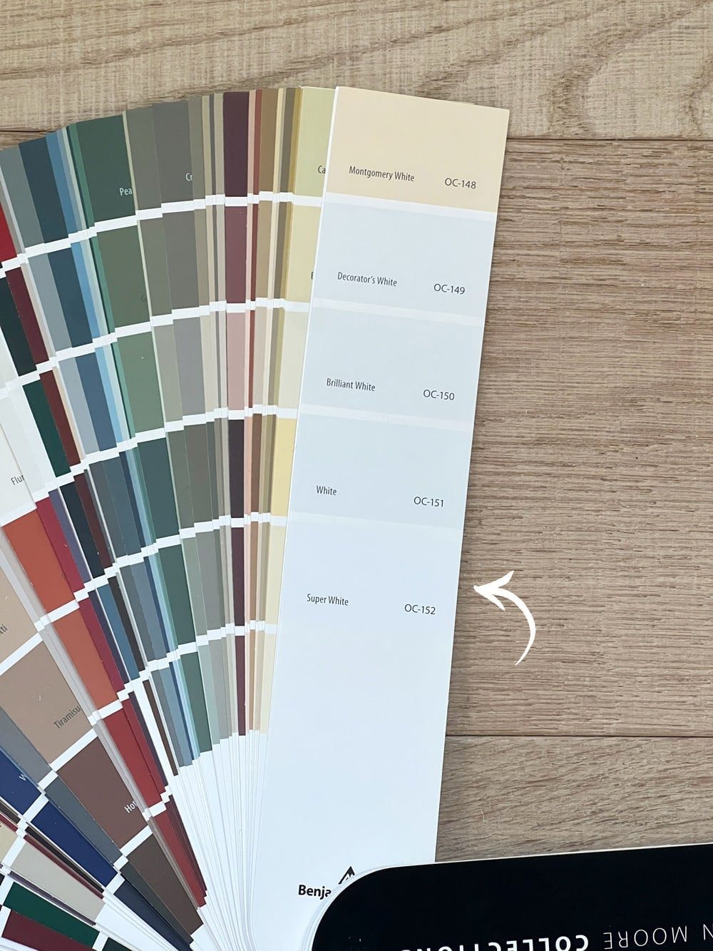 benjamin moore particularly white on a paint deck
