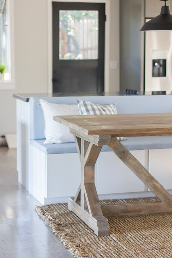 Kitchen Chronicles: Building a Fancy X Farmhouse Table