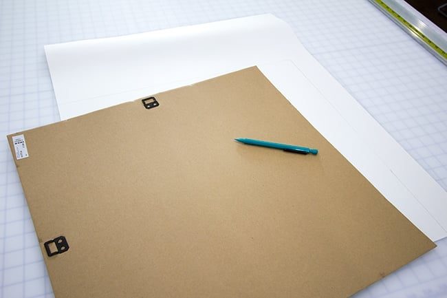 how to make your own mats with poster board