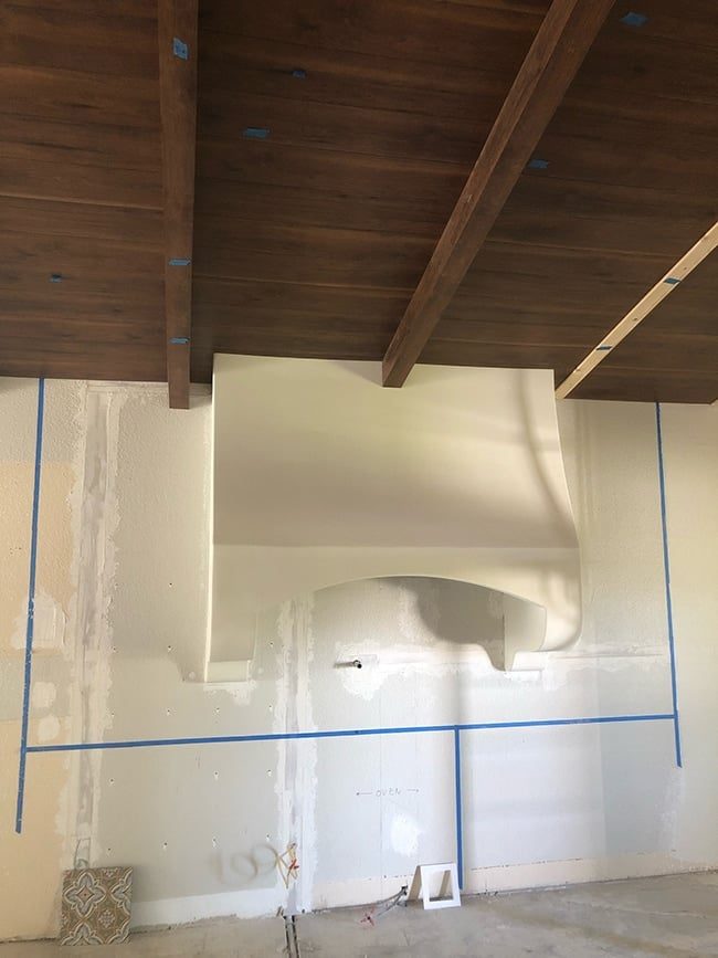 diy wood beam and plank ceiling tutorial using laminate floors