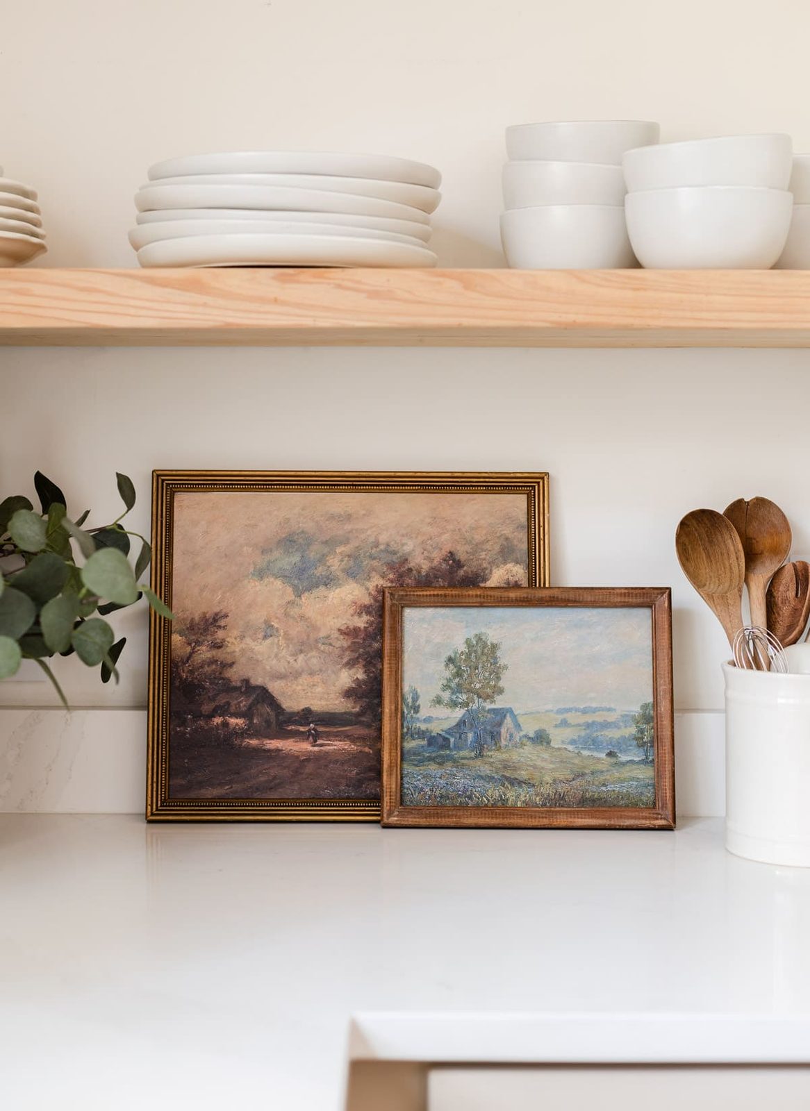 DIY Faux Oil Painting with Free Vintage Art