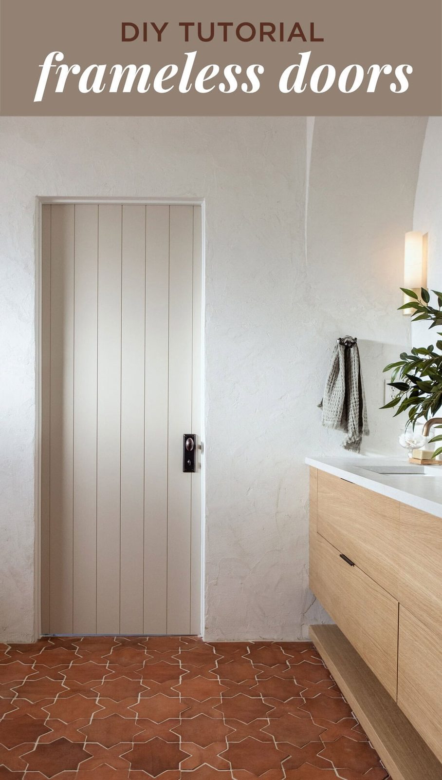 DIY Frameless Doors