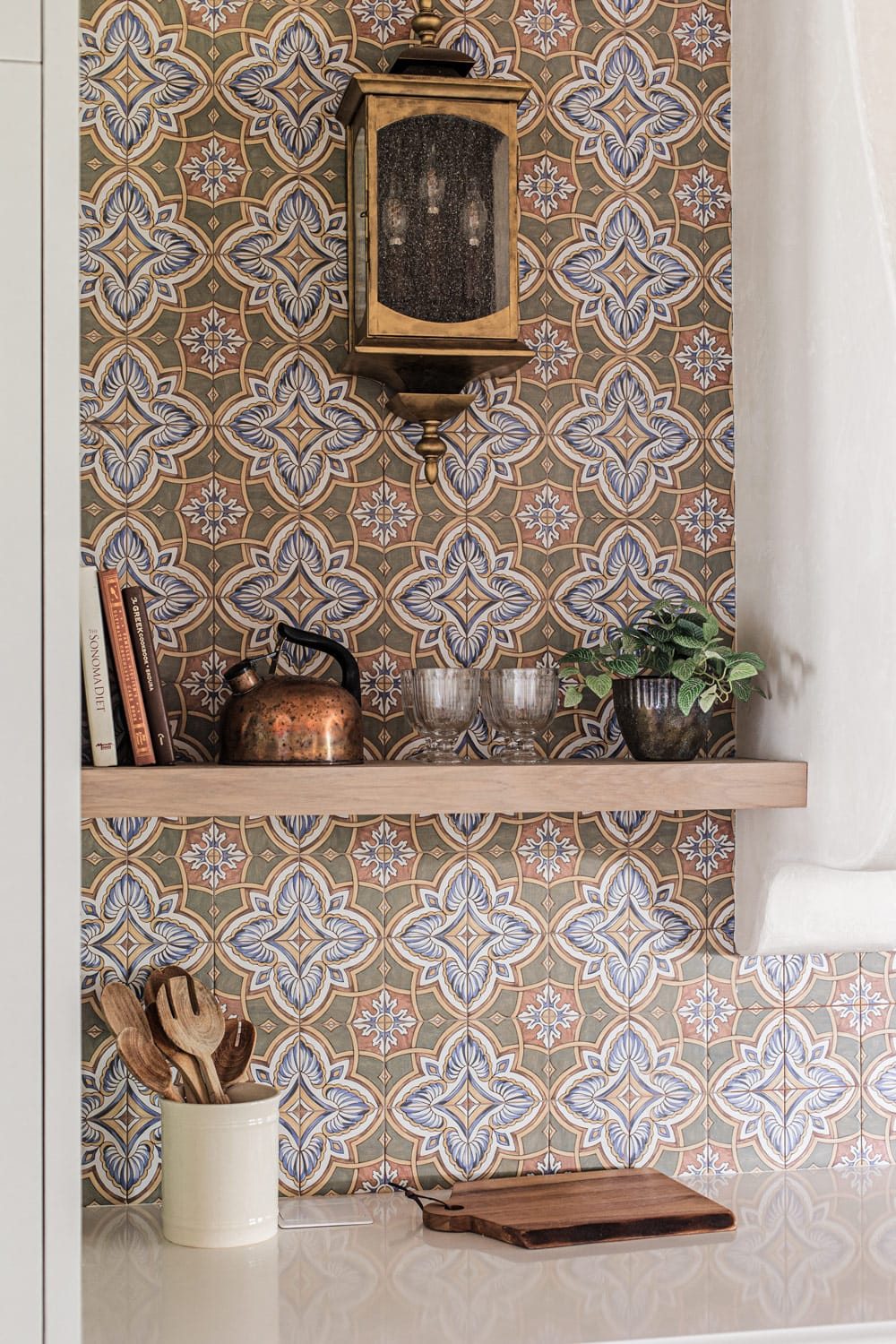 How to DIY Floating Kitchen Shelves