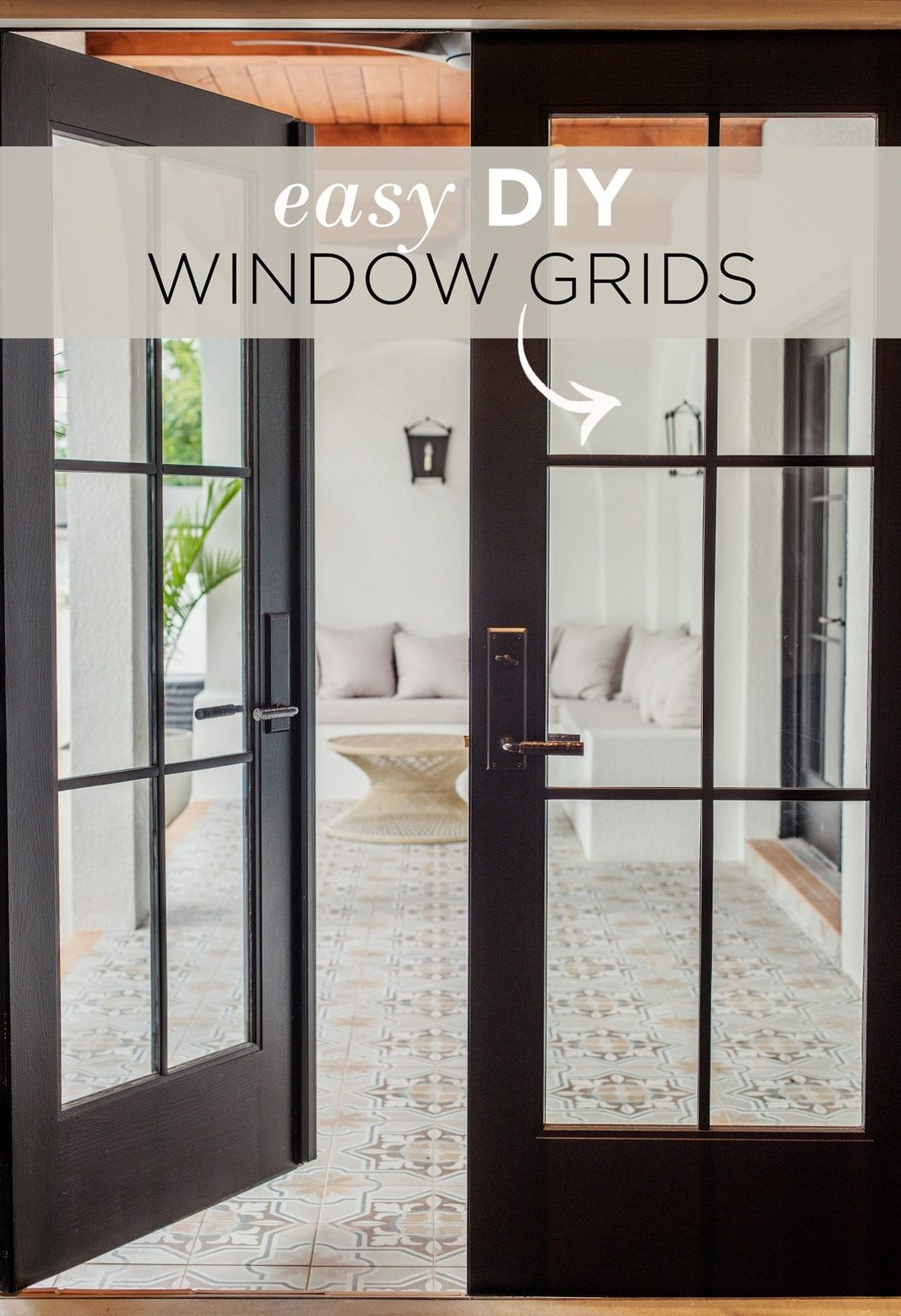 Easy DIY Window Grids