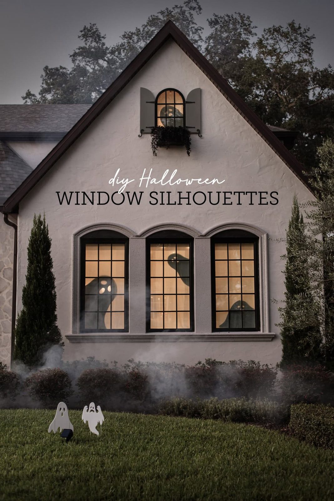 DIY Halloween Window Silhouettes