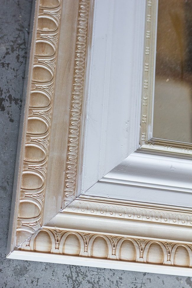 how to make a diy vintage floor mirror
