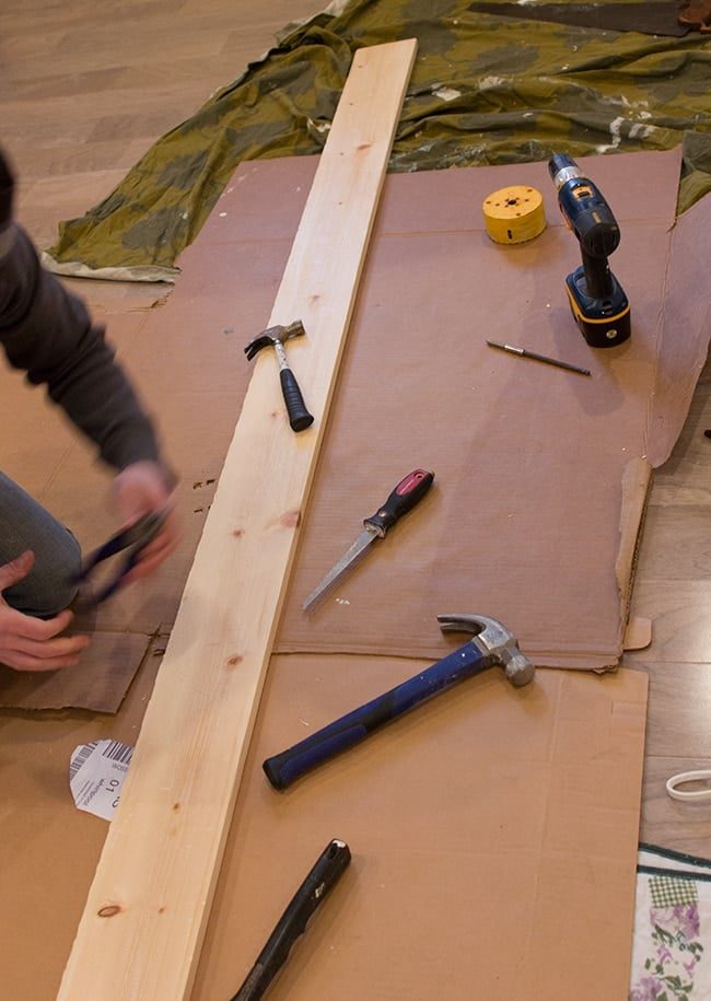 using tools to age wood