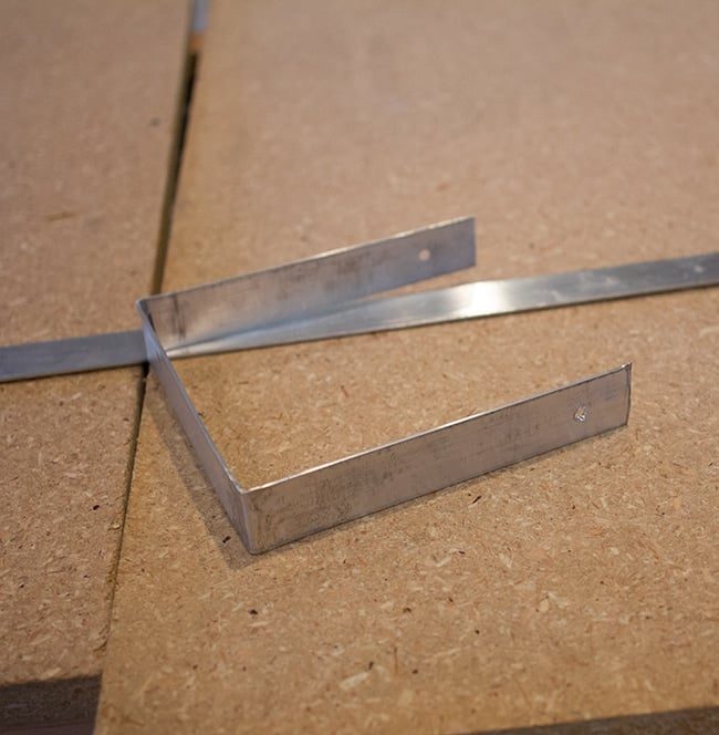 diy metal beam straps