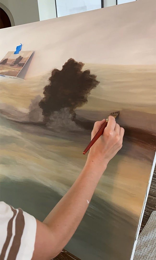 How To: Beginner Landscape Acrylic Painting