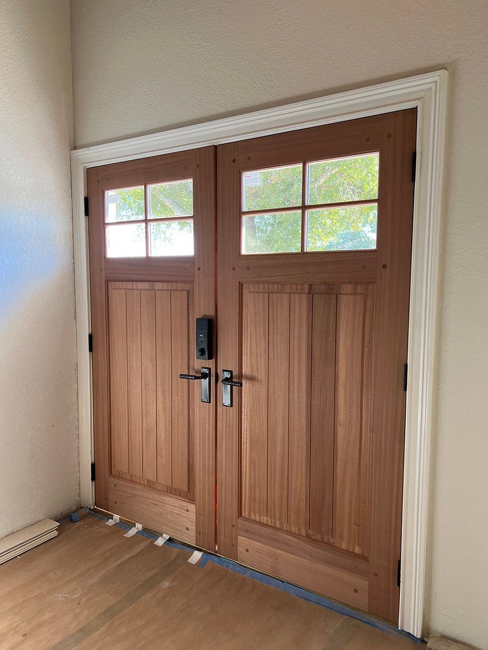 simpson nantucket series sapele mahogany door