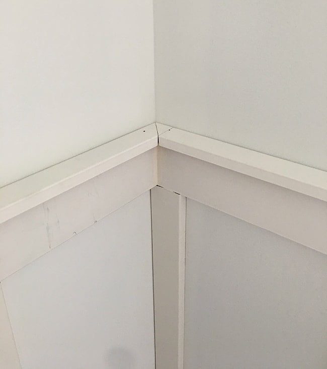 board and batten wall corner