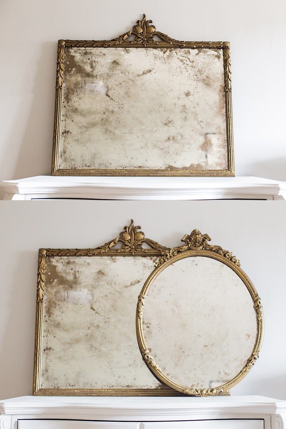 How to Antique a Mirror Tutorial