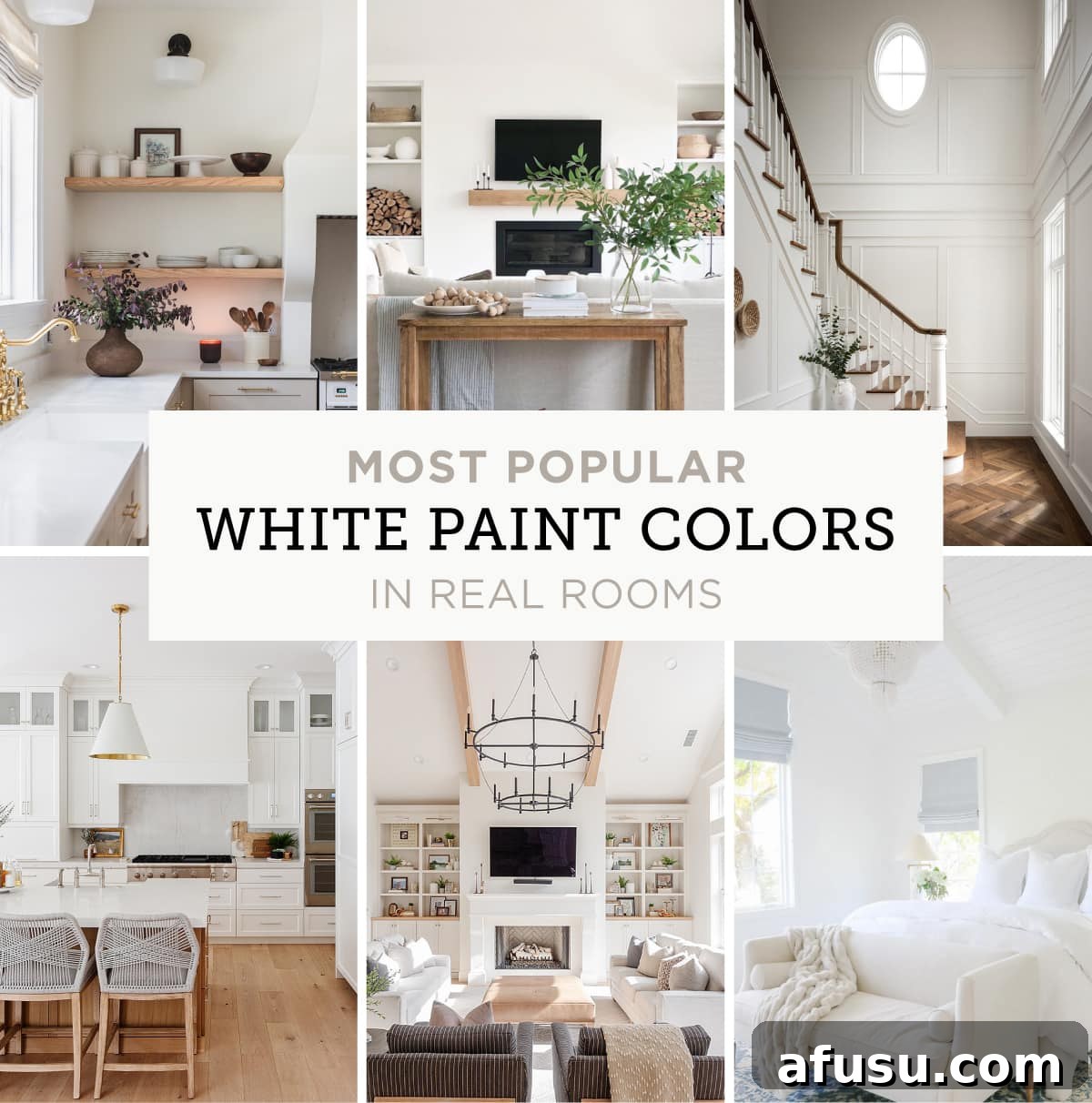 Top 10 Designer-Approved White Paint Colors - Afusu